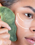 Le gua sha en jade Seasonly pour le massage du corps et du visage