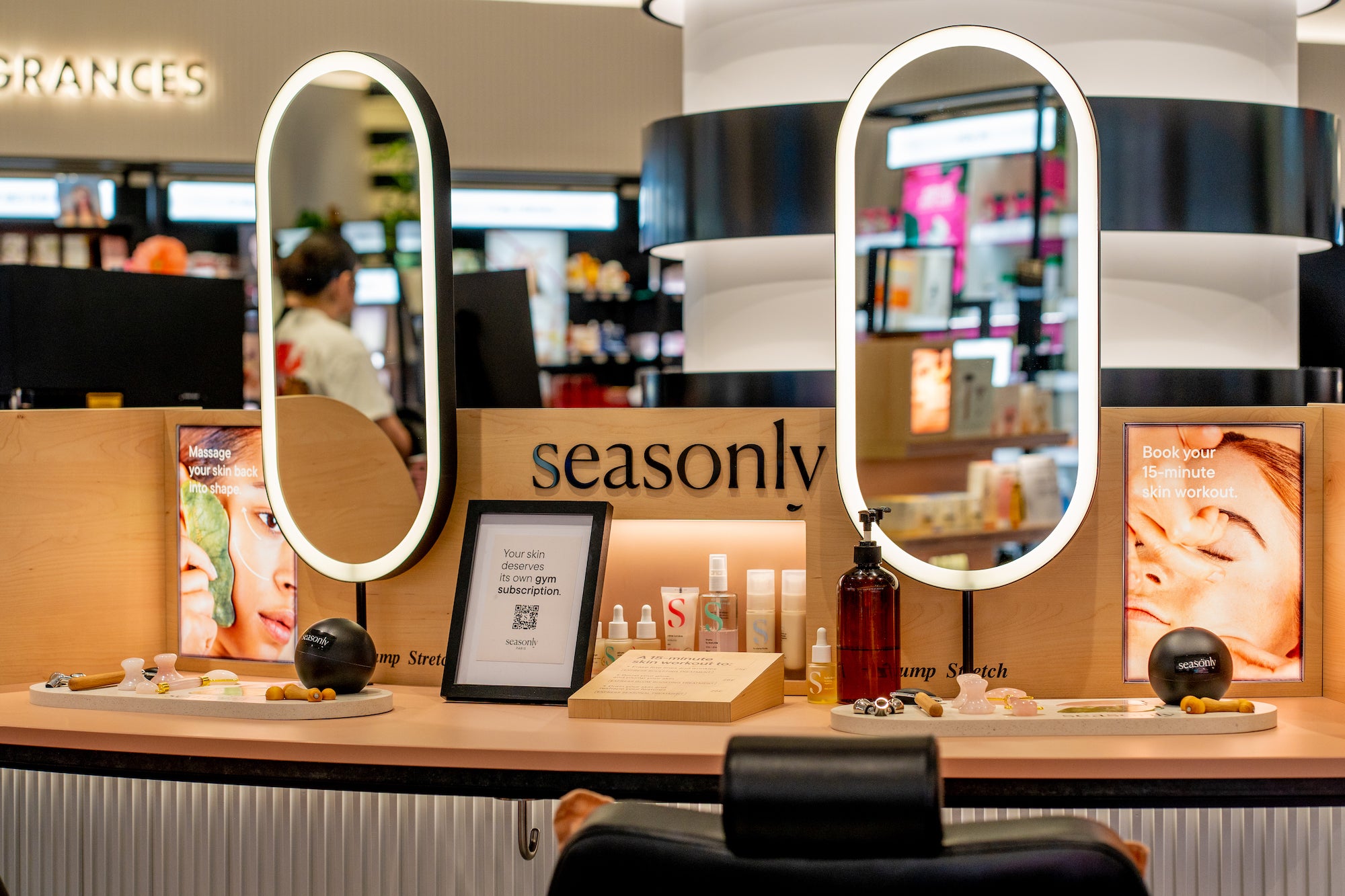 Un massage du visage Seasonly chez Sephora