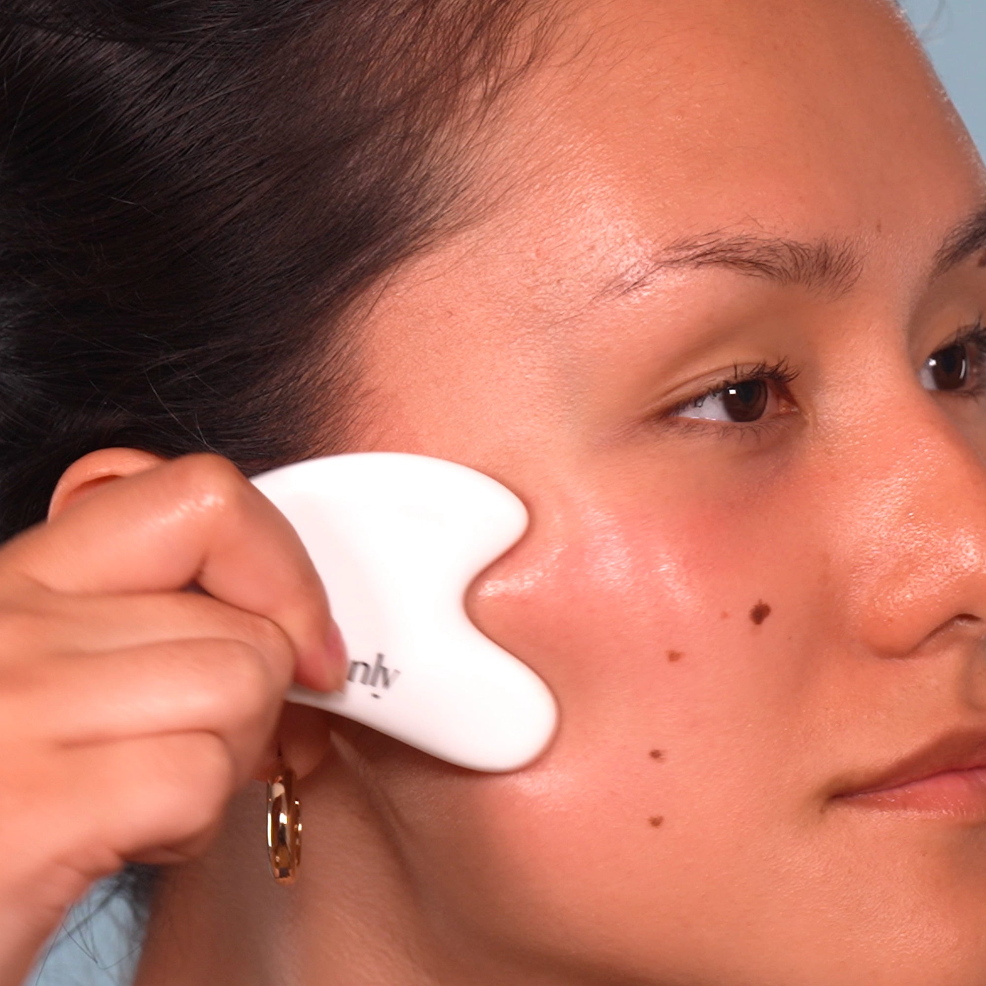 Ceramic gua sha for facial massage